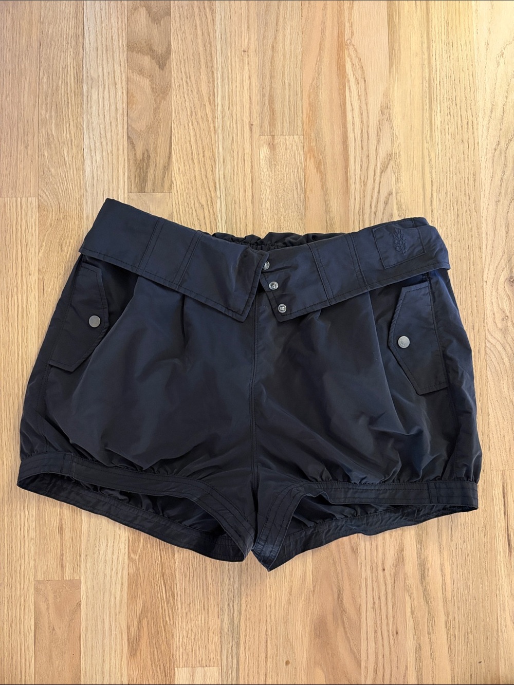 FP Movement by Free People Black Athletic Shorts with Buttoned Pockets
